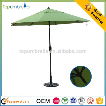 high quality large coffee shop aluminum frame patio umbrella